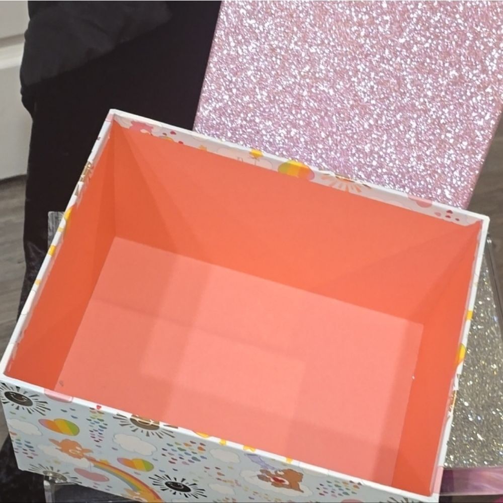 Care Bears Glittery Rainbow & Hearts Storage Box - Picture 6 of 6
